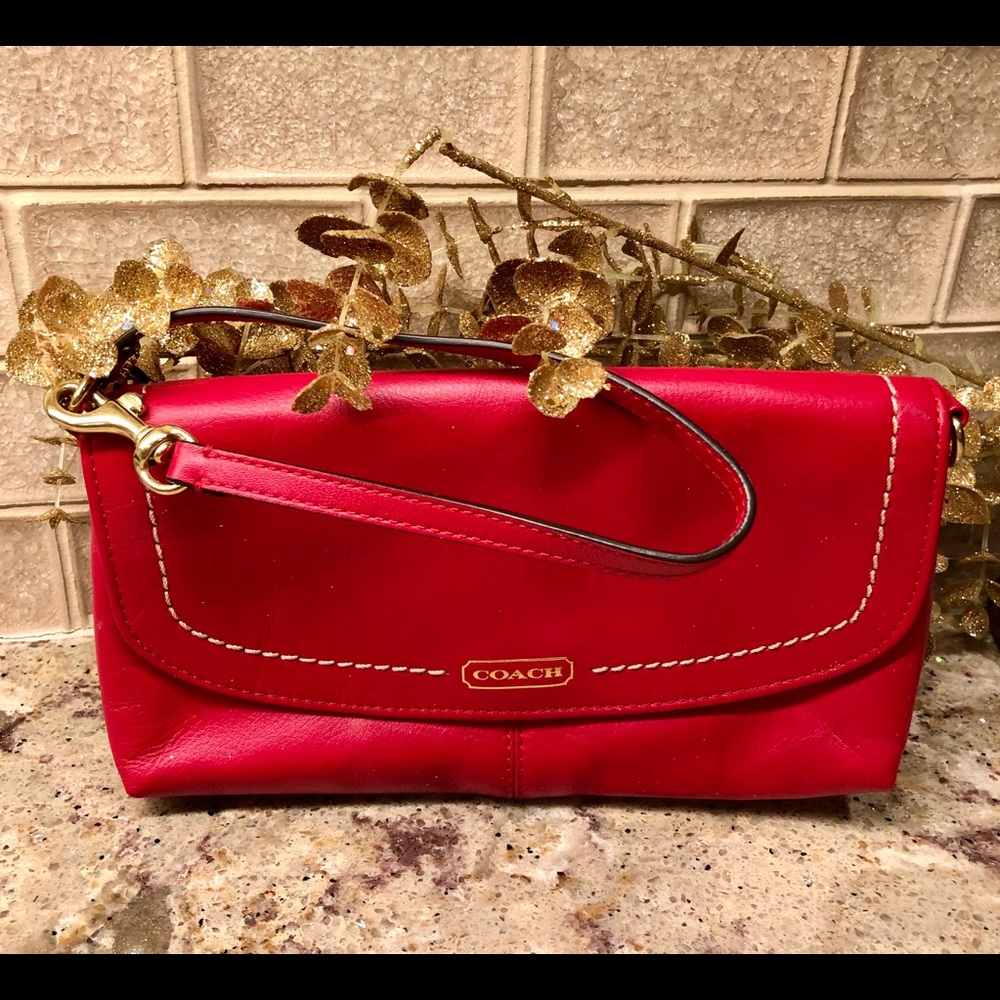 Leather wristlet